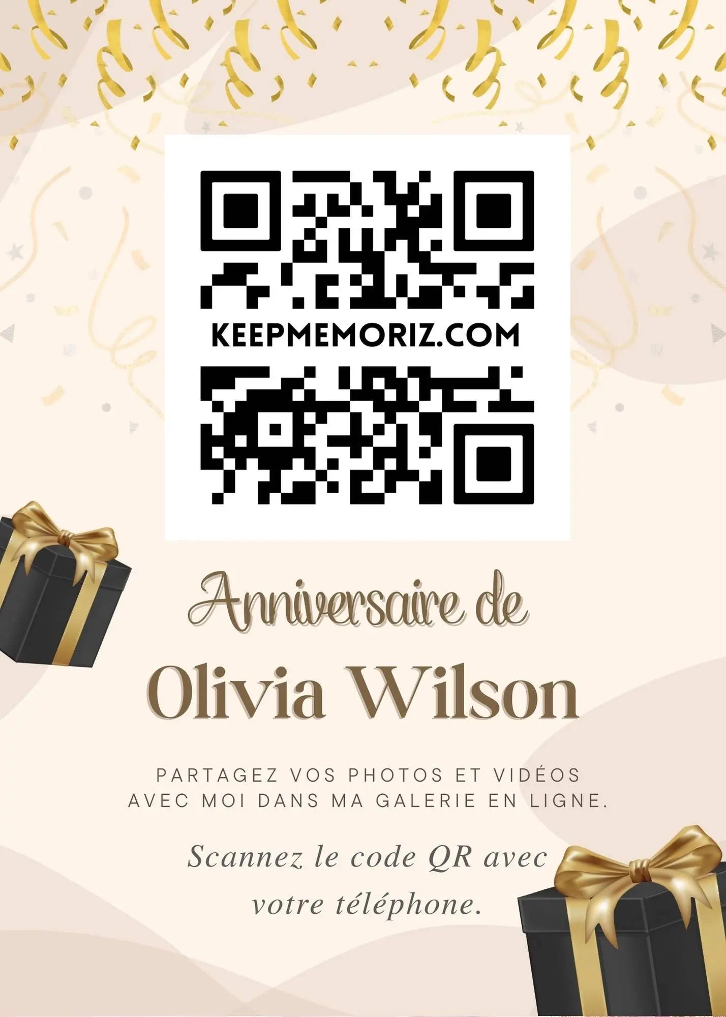 Collectez les photos et vidéos de vos invités sur une seule plateforme ! - Keep memoriz