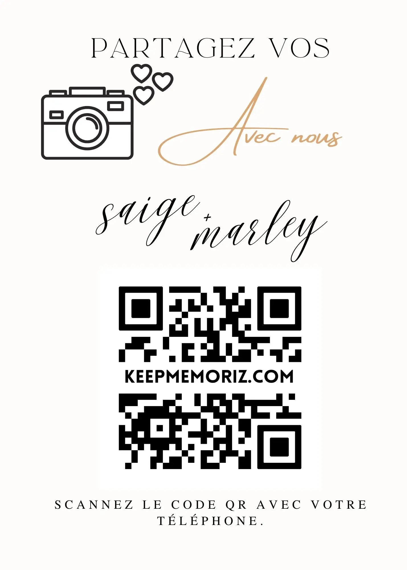 Collectez les photos et vidéos de vos invités sur une seule plateforme ! - Keep memoriz