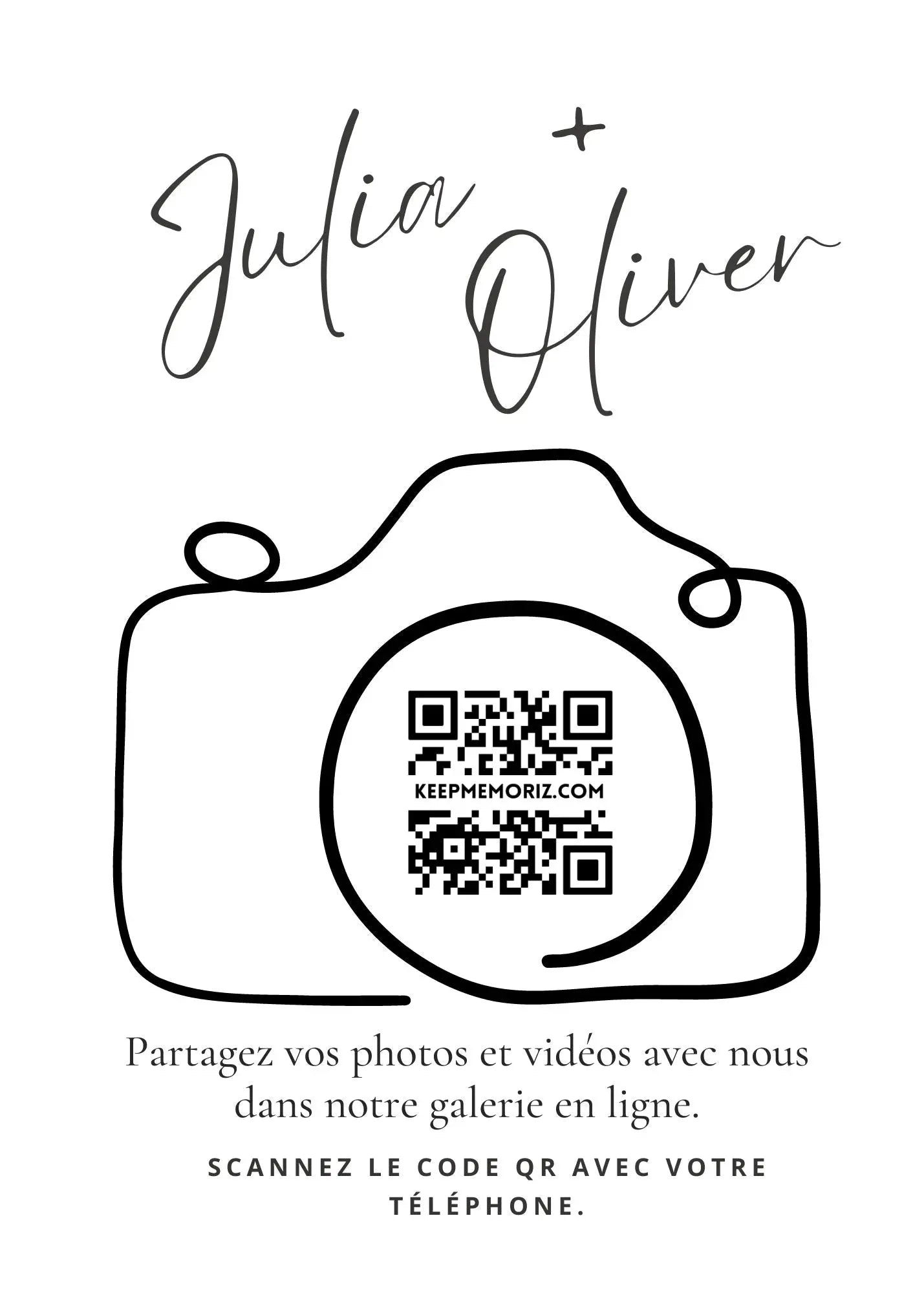 Collectez les photos et vidéos de vos invités sur une seule plateforme ! - Keep memoriz