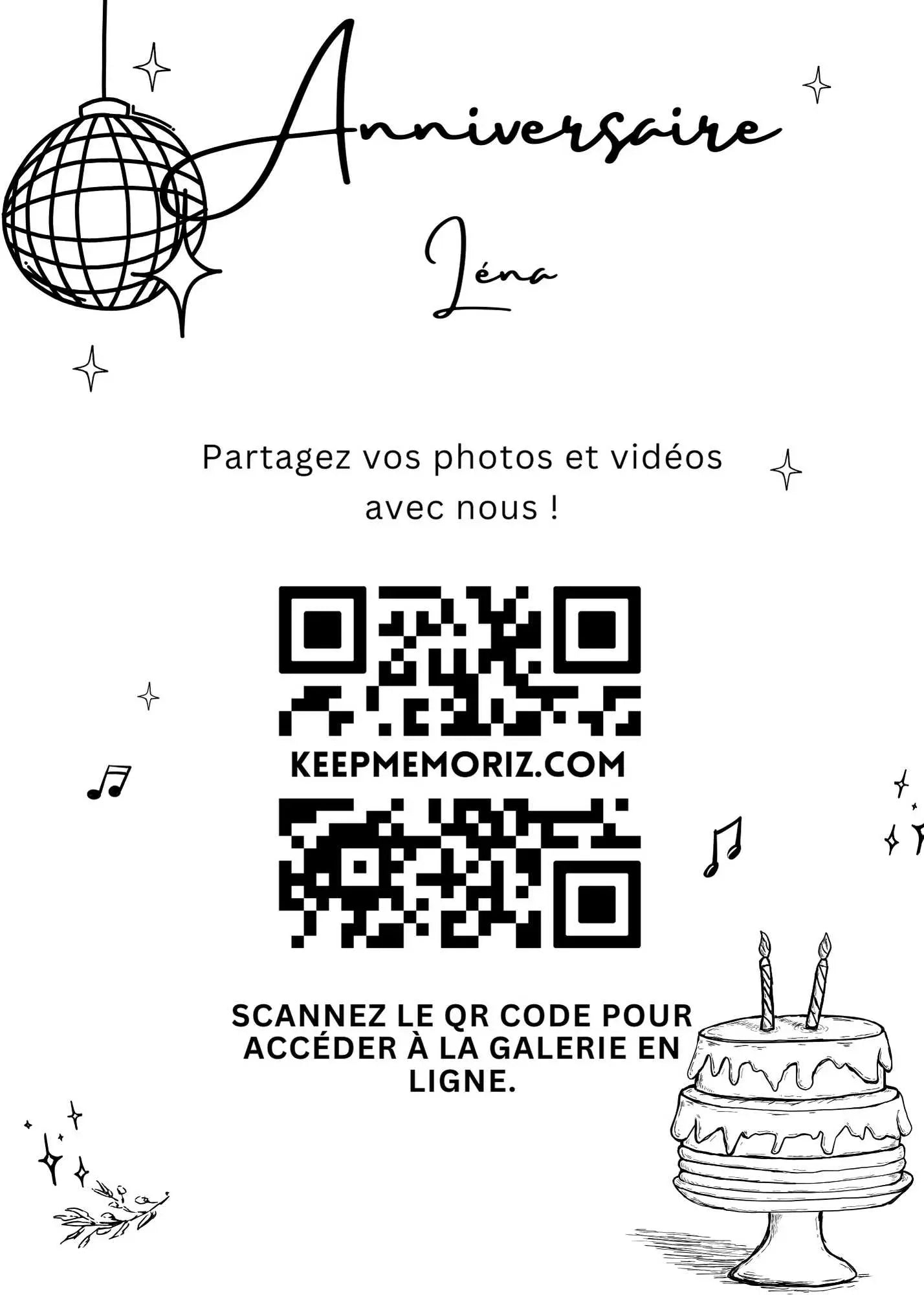 Collectez les photos et vidéos de vos invités sur une seule plateforme ! Keep memoriz