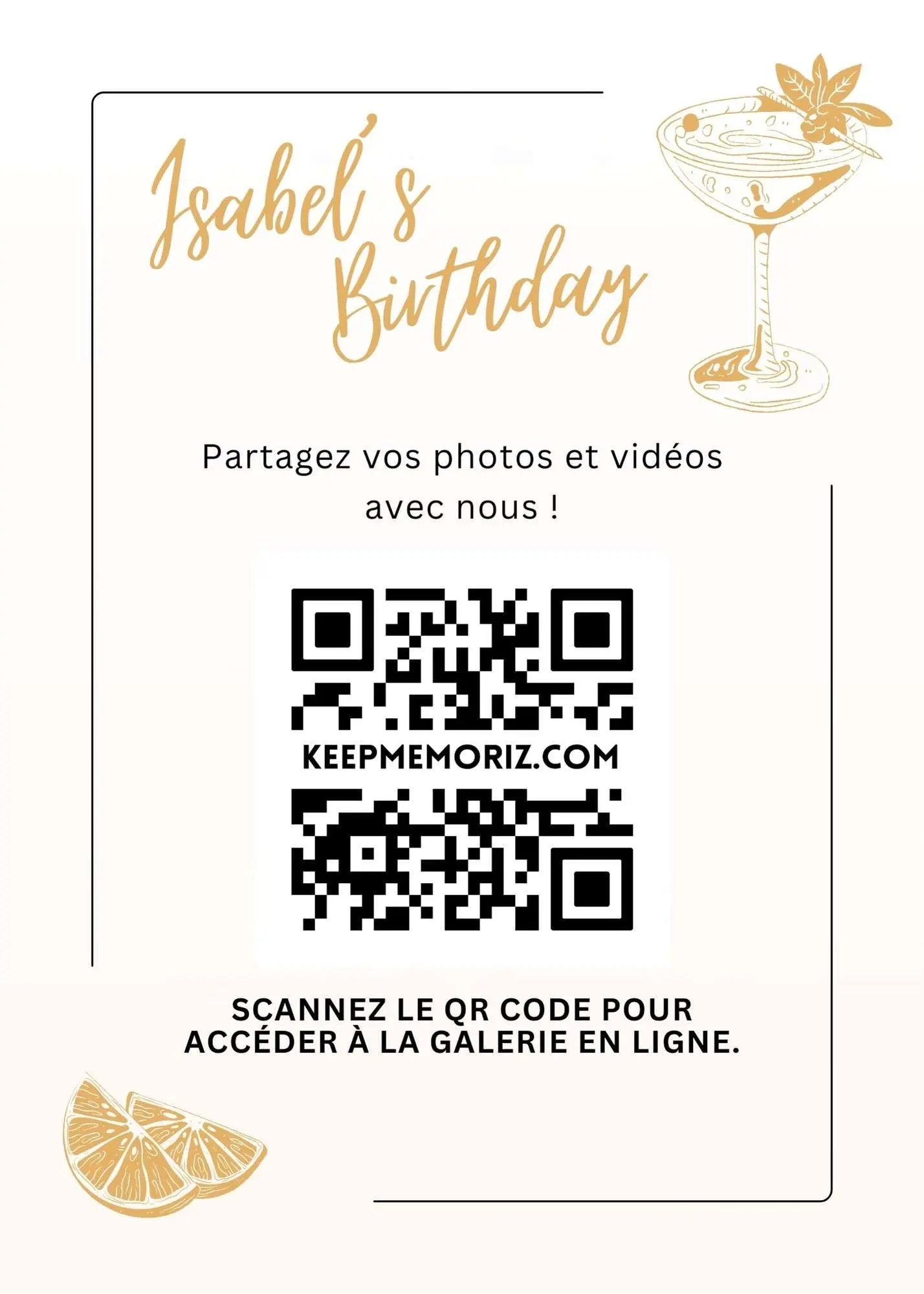 Collectez les photos et vidéos de vos invités sur une seule plateforme ! Keep memoriz