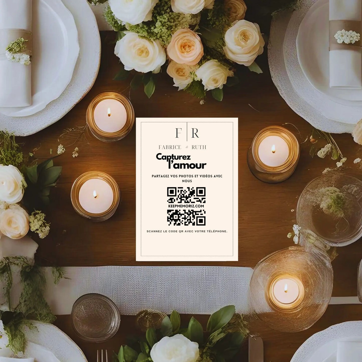 Collectez les photos et vidéos de vos invités sur une seule plateforme ! - Keep memoriz